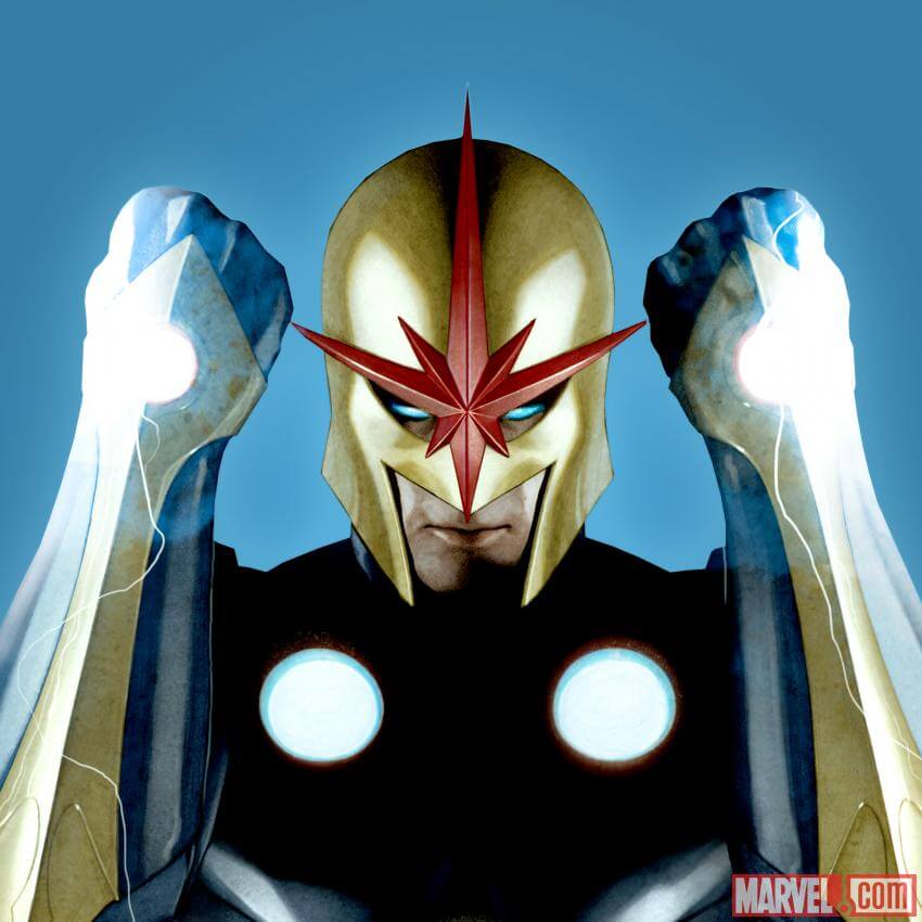 Personagem Nova Marvel